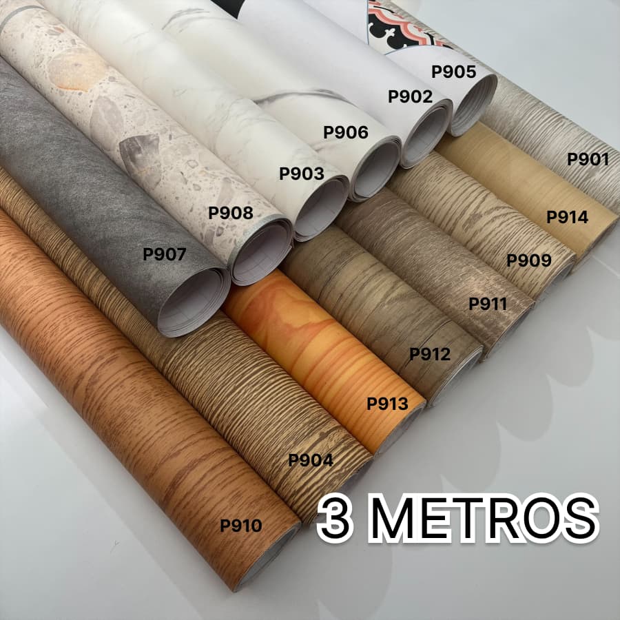 Adesivo Para Piso Vinilico Autocolante 3mx61cm Varios Modelos Lindos, Proprio Para Chão