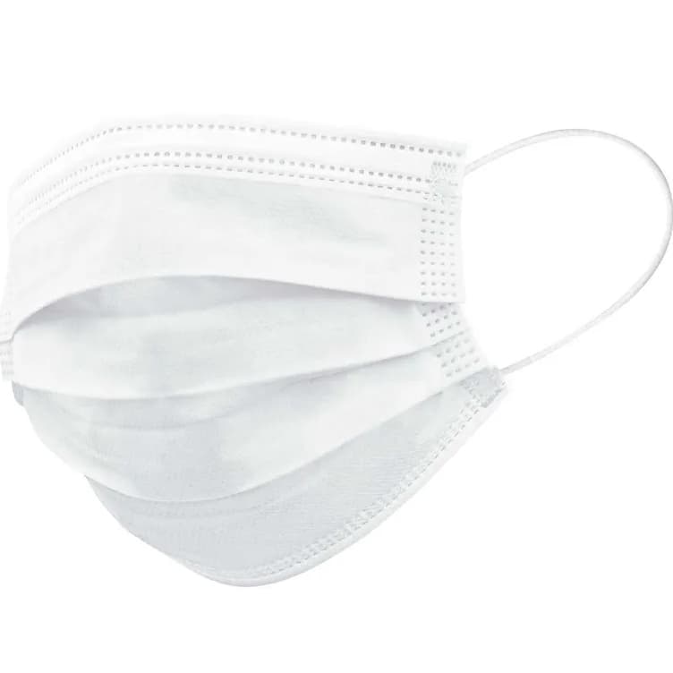 Kit 250 Máscaras Descartável Facial Tripla Camada BRANCA