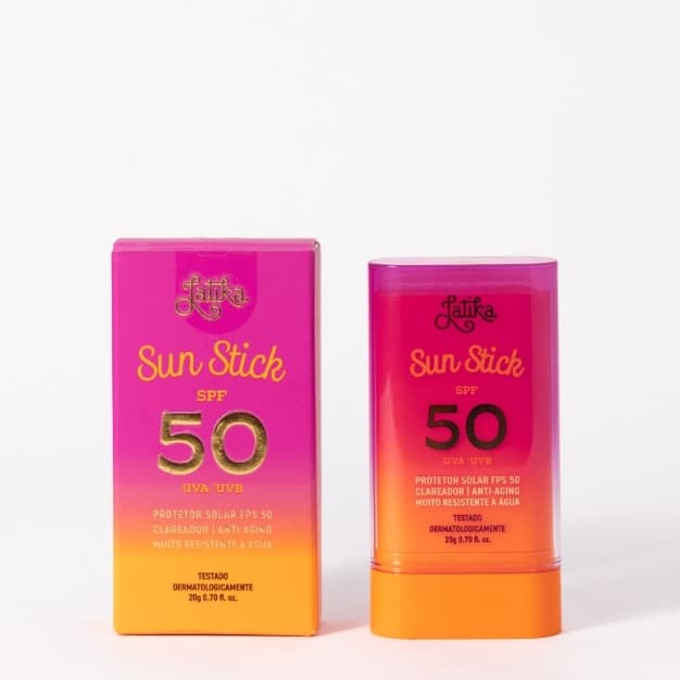 Sun Stick Protetor Solar FPS50 Clareador - Latika