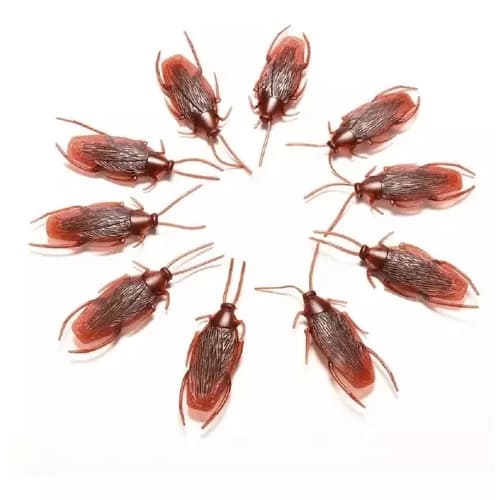 10 Barata de Brinquedo Mentira Realista Simulação Borracha Pegadinha Mágica