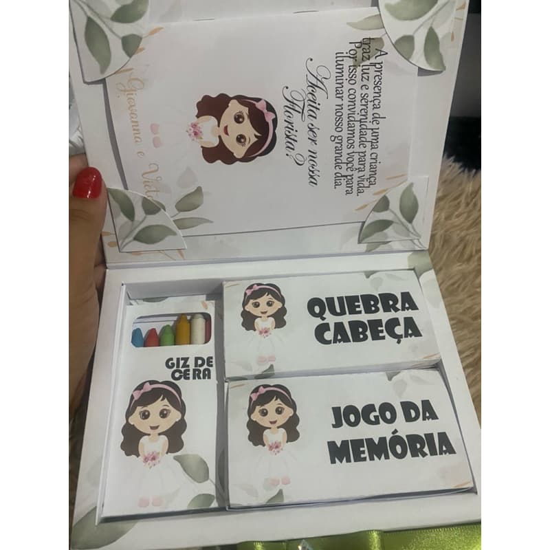 Convite Jogos - Daminha/pajem/florista