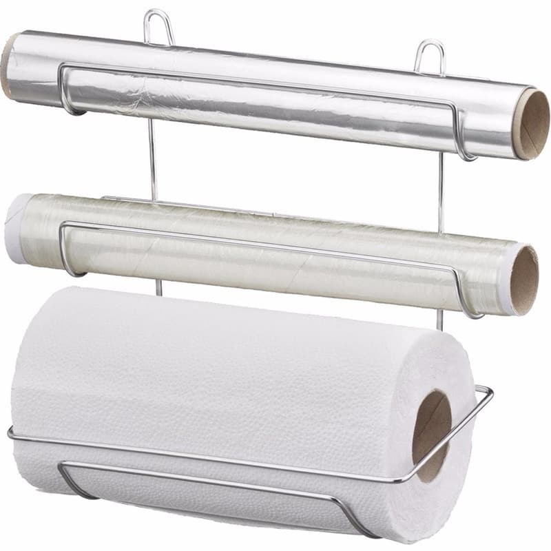 SUPORTE 3x1 PAPEL TOLHA,ALUMÍNIO  E PLÁSTICO FILME