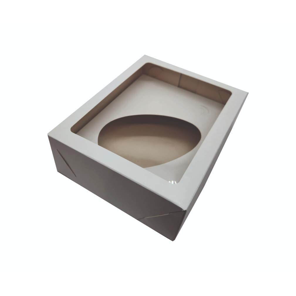 Caixa Ovo de Páscoa Colher 250g - Branca  - 10 unidades