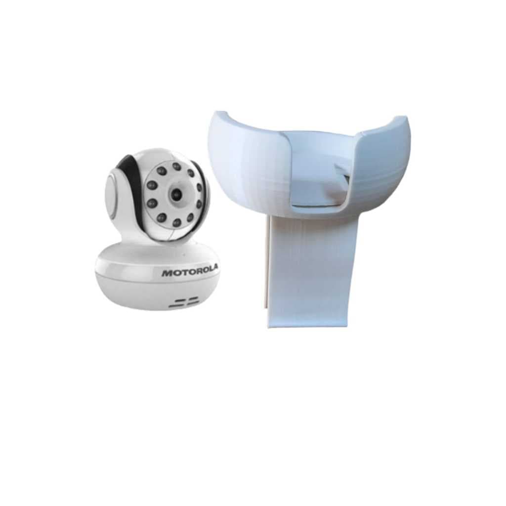 Suporte adaptador de berço Fixação por presilha compatível com babá Eletrônica Motorola MBP 36S,35S e 38S