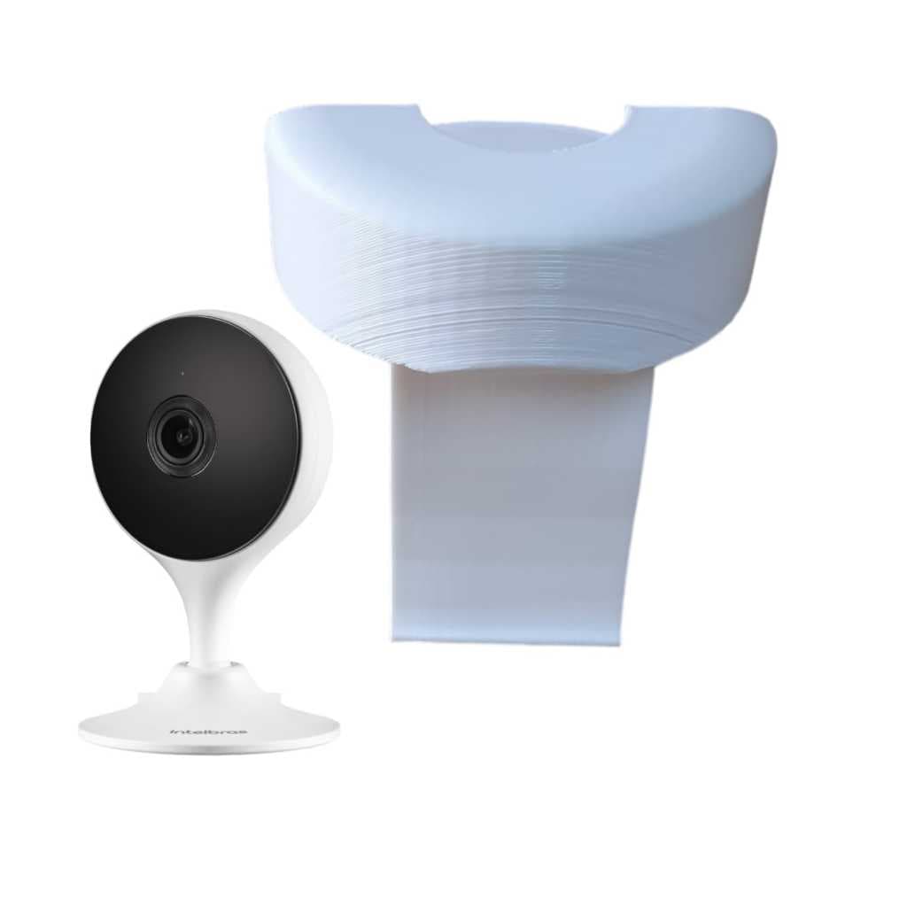 Suporte adaptador de berço Fixação por presilha compatível com babá Eletrônica Câmera Inteligente Wi-fi Full Hd Intelbras Im3