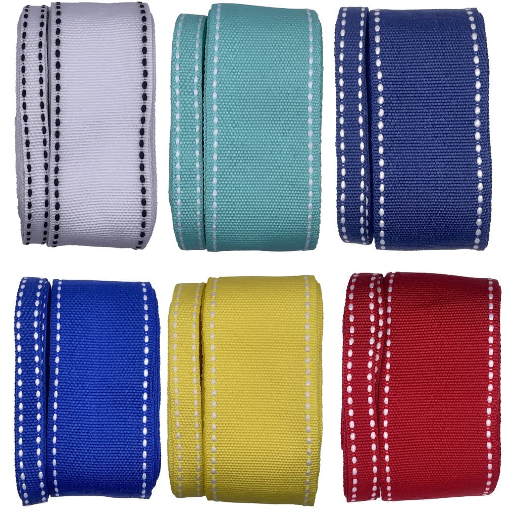 kit Fitas Pespontadas 38mm + 10mm 10 MTS Diversas Cores