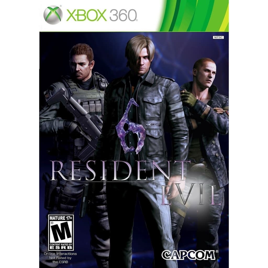 resident evil 6 midia fisica - xbox 360