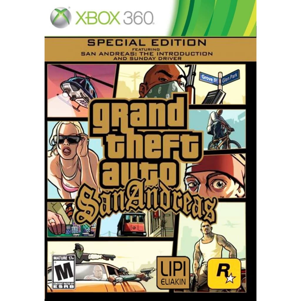 grand theft auto san andreas gta midia fisica - xbox 360