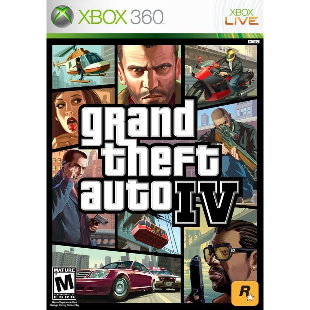 grand theft auto IV gta midia fisica - xbox 360