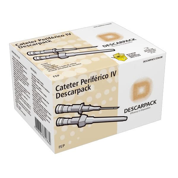 Kit Cateter Intravenoso Periférico Com 10 Unidades Descarpack