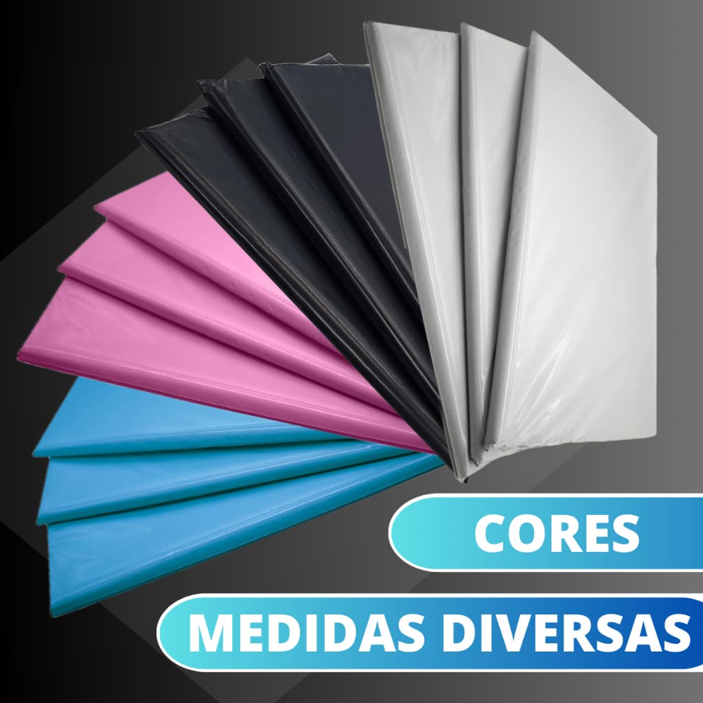 Kit Envelope de Segurança com 100 unidades embalagem Auto Colante Envios Ecommerce - Diversas Cores e Medidas