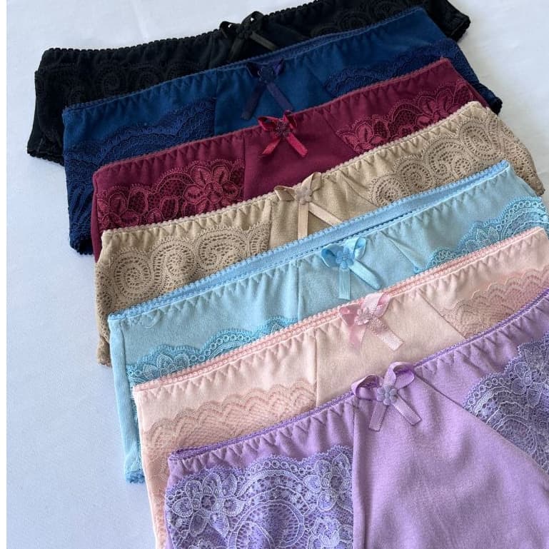 Kit 5 Calcinhas Calçola Cotton Senhora Cintura Alta Tangão Forro Algodão Conforto Lingerie Feminina