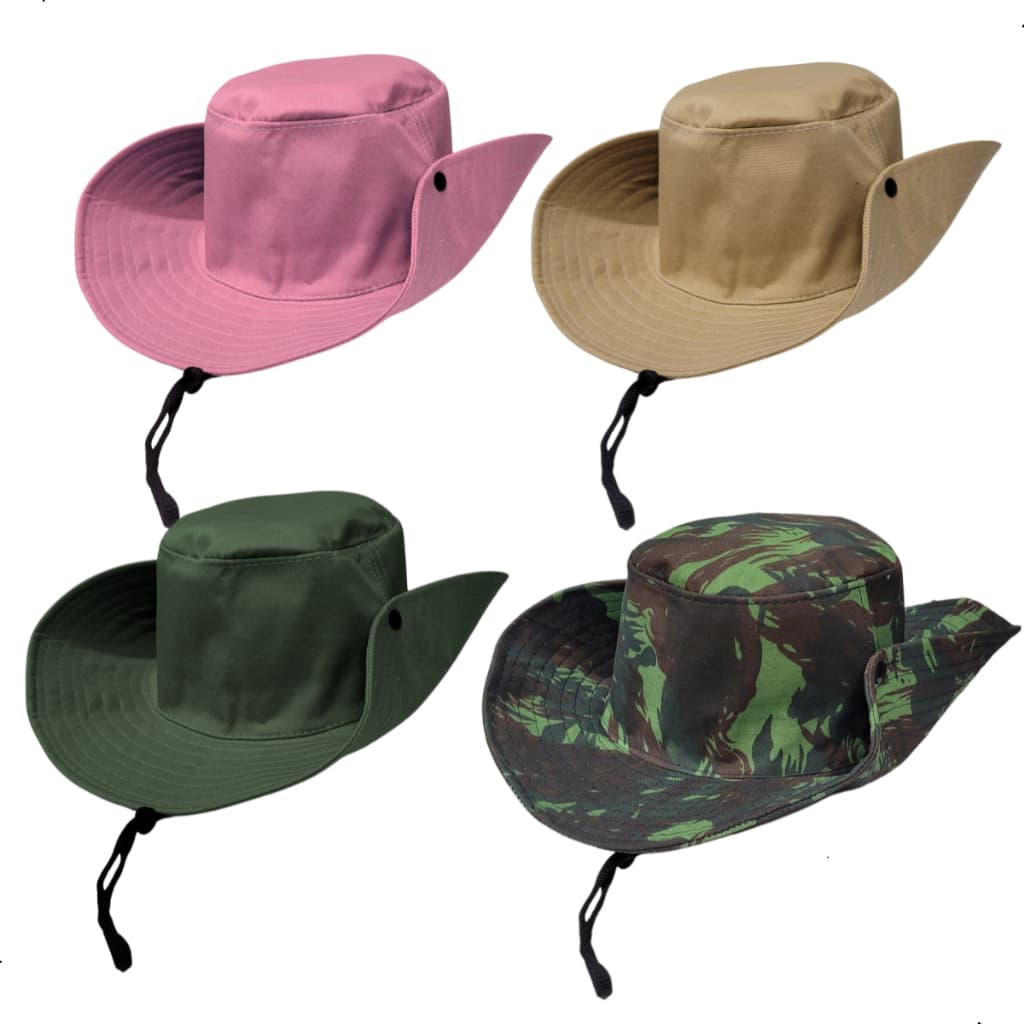 Chapéu Autraliano Pescador Pesca Camping Caminhada Ativades Ao Ar Livre Summer