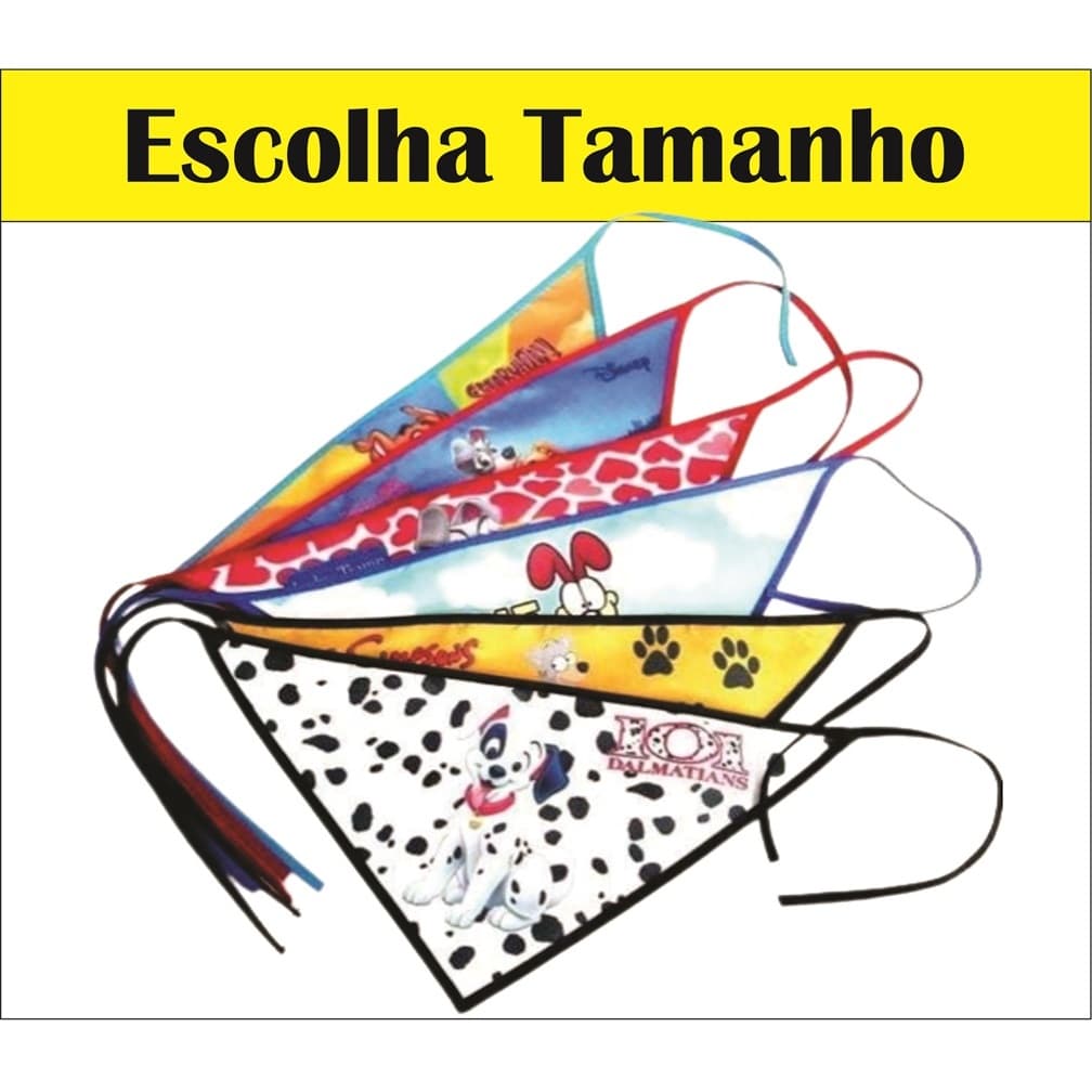 KIT 100 Bandanas para Pets  bandanas premium para cães