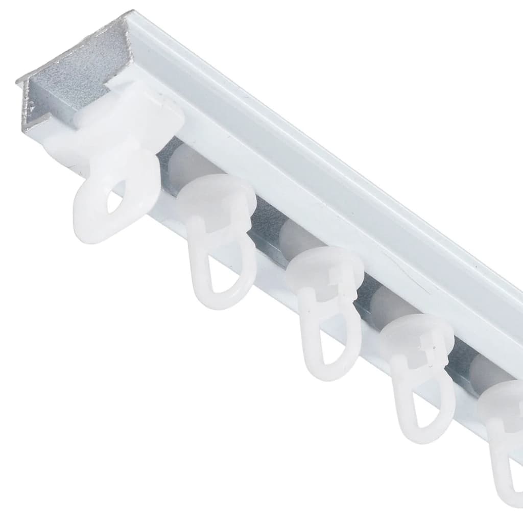 Trilho Suíço Simples Max Guia Cortina Teto Cortineiro (Escolha o Tamanho)