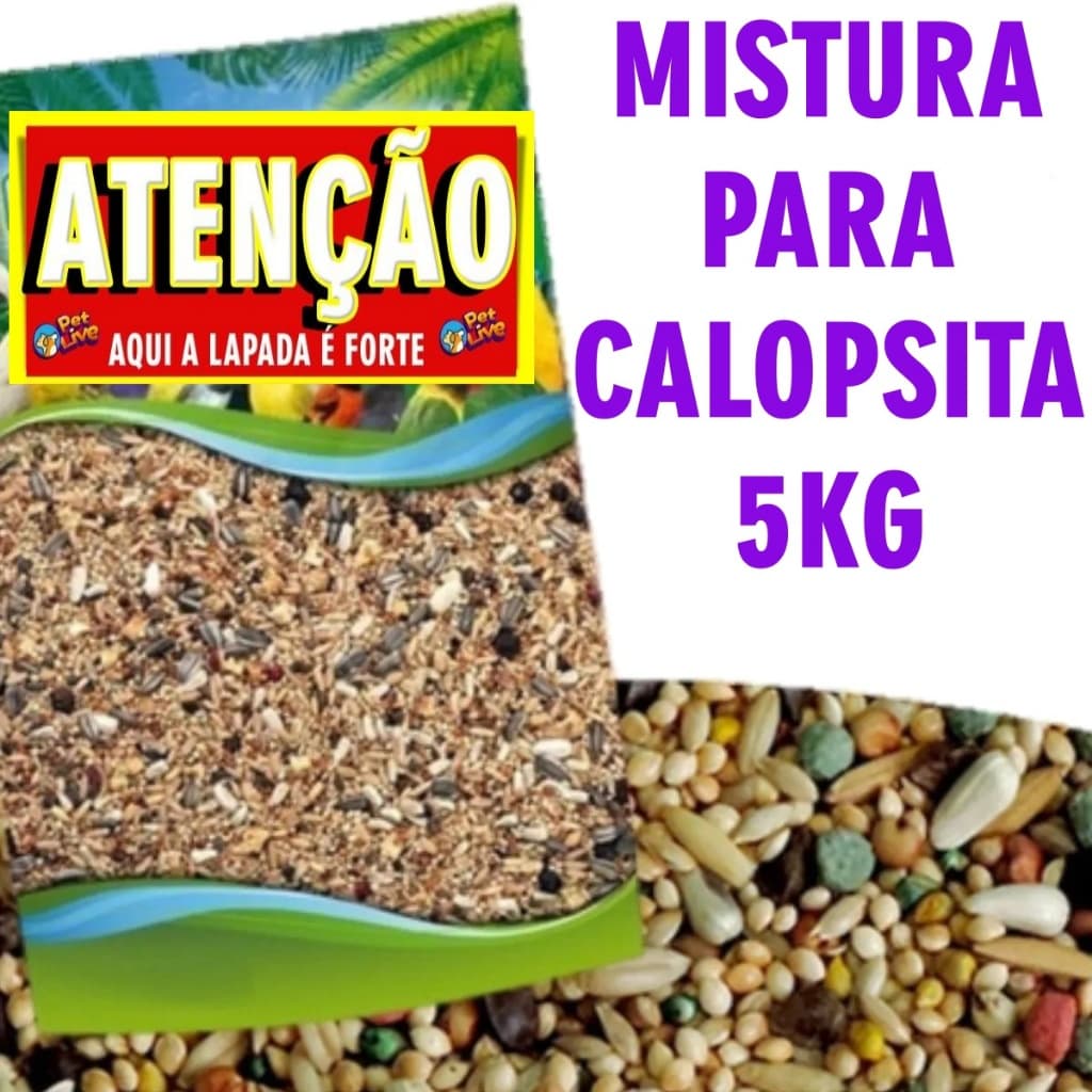 MISTURA PARA CALOPSITA, PERIQUITOS E AGAPORNIS 5KG