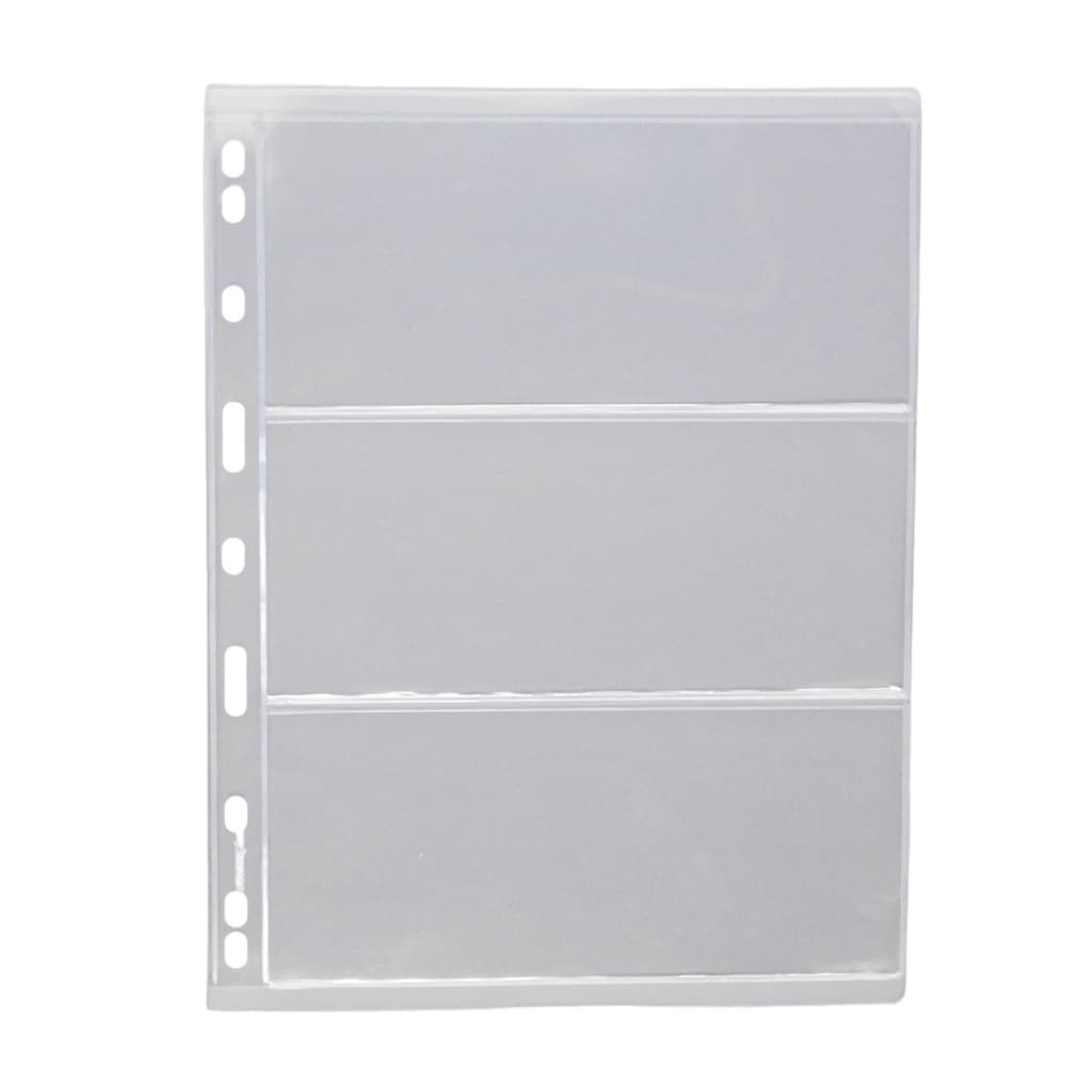 10 Folhas Para Cédulas 3 Divisões