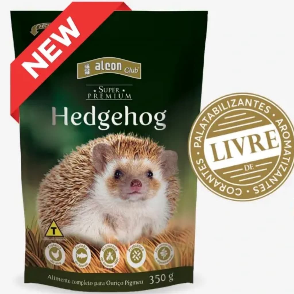 Alcon Club Hedgehog 350g - LANÇAMENTO - Alimento completo para Ouriço Pigmeu