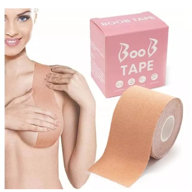 Sutiã Rolo Adesivo Levanta Peito Seio Fita Invisível-BOOB TAPE
