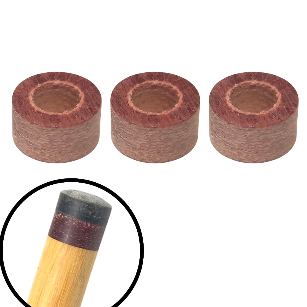 3 Virolas de Celeron para Taco de Sinuca / Bilhar Vários Modelos