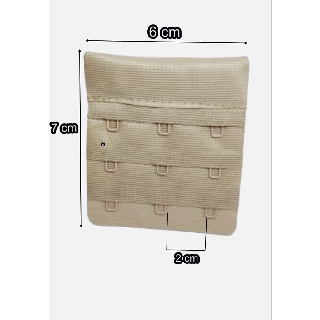 Extensor para Sutiã com 3 fileira e 3 gancho de 6 cm  largura .