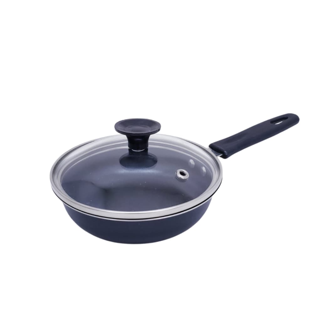 Frigideira Antiaderente Com Tampa 12 Centímetros Para 1 Ovo Não Gruda