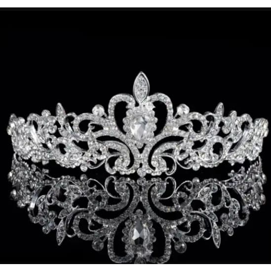 Coroa Tiara Para Noiva Debutante Strass Casamento Miss Tiara de Noiva