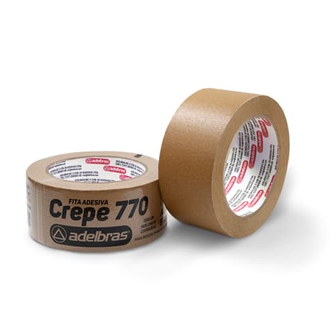 Fita Adesiva Crepe 770 Papel Corrugado Fita Kraft 770 (48 mm x 50 m) Aldelbras