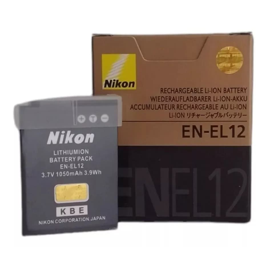 Bateria En-el12 P/nikon Aw120 S9700 P330 S31 S63 P300 Nova
