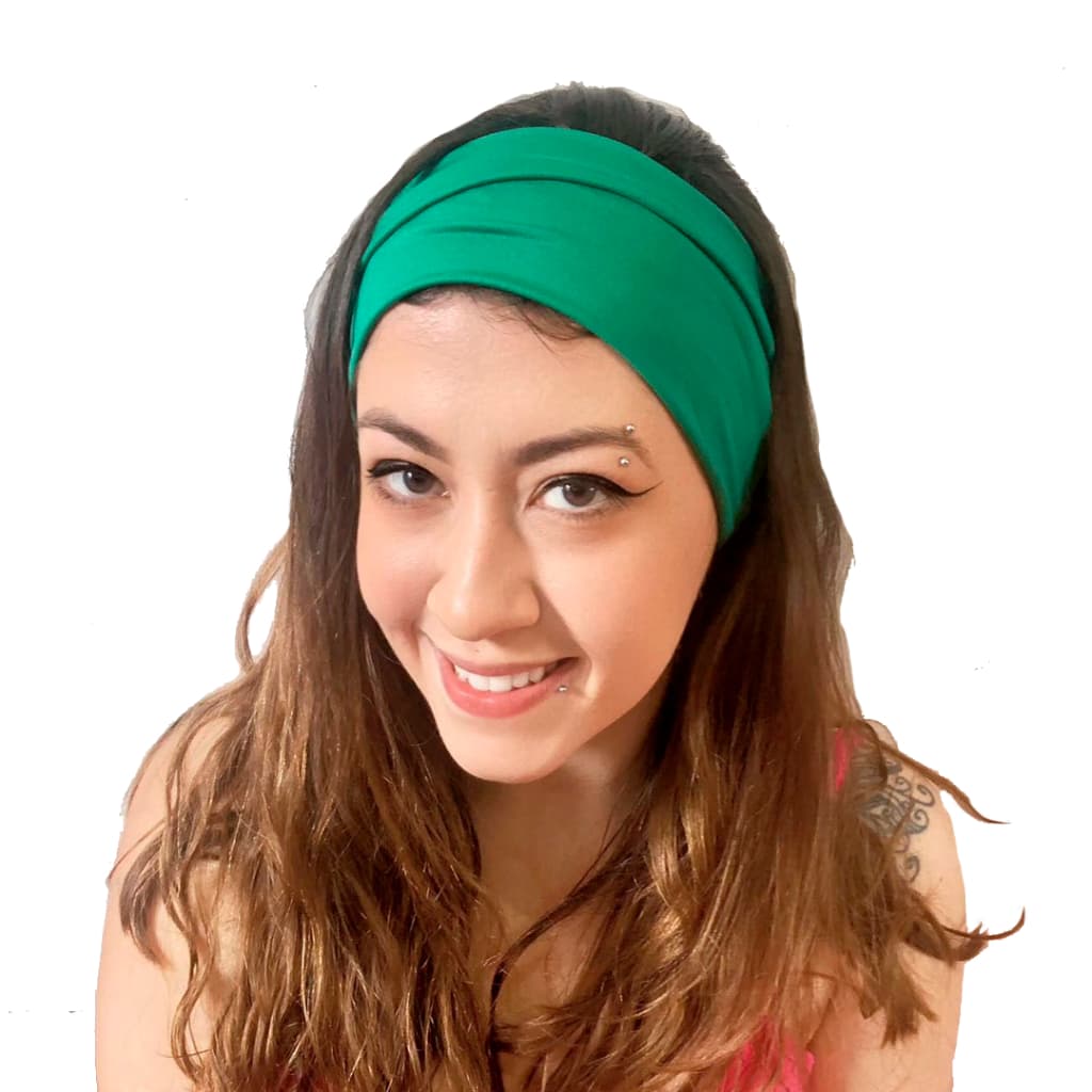 Kit 02 Tiara Faixa De Cabeça Headband Casual Esporte Dryfit - escolha a cor