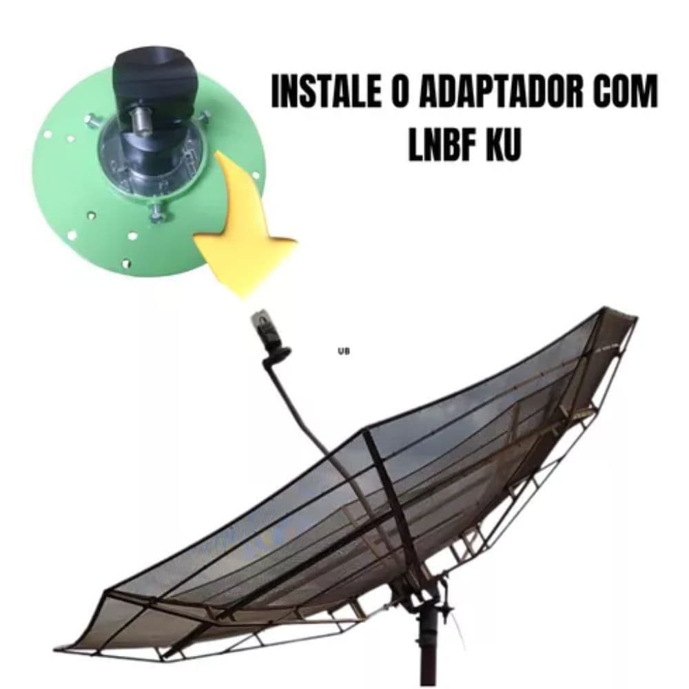 Transforme Sua Antena Asr Banda C Telada Em Uma De Banda Ku