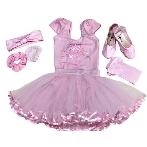 Fantasia  Bailarina linda para Aniversário  completa com acessórios