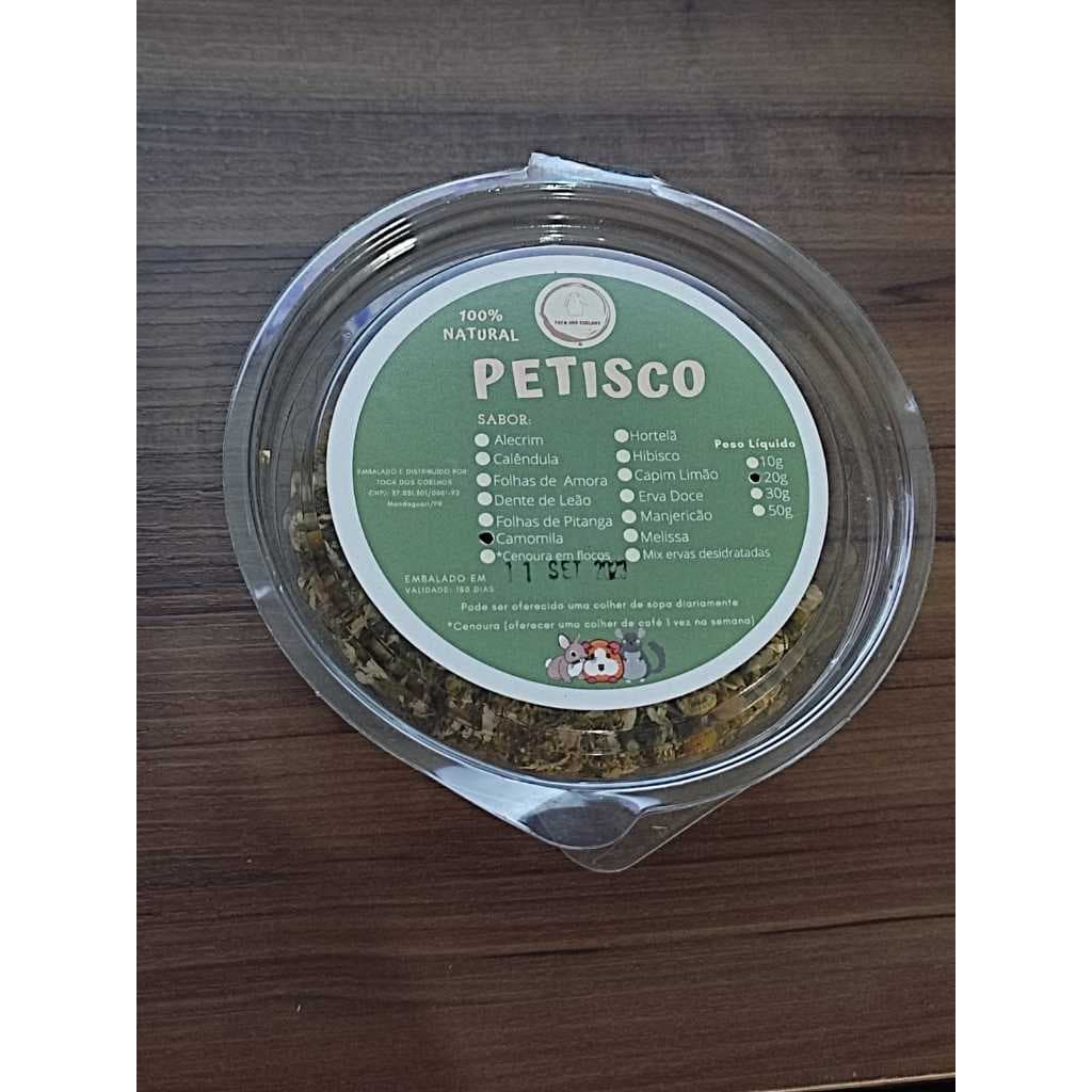 Petisco Camomila Flor - 20g
