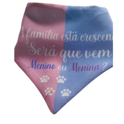 bandanas chá revelação