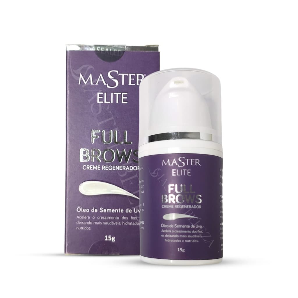 Creme Regenerador Full Brows Master Cílios E Sobrancelhas 15g