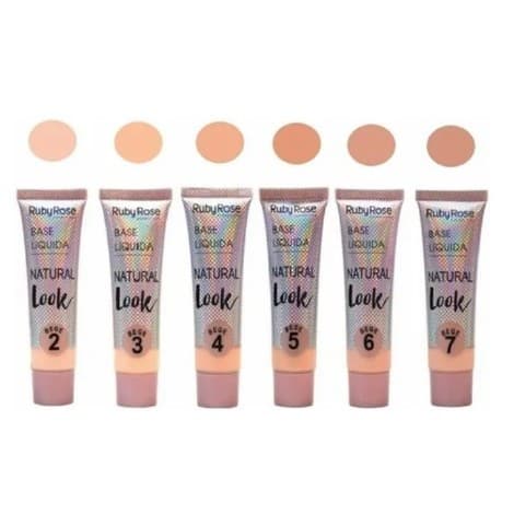 Base Líquida Natural Look Ruby Rose HB8051
