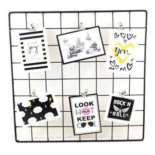 Memory Board 40x40 Preto + Brinde 6 mini prendedores