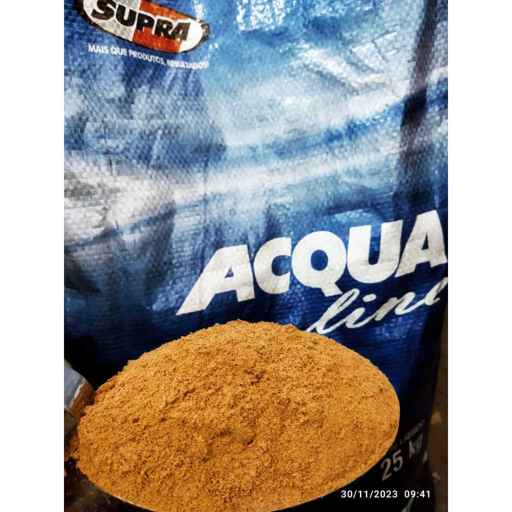 Até 5 kg Ração em Pó para Alevinos Fase Larval com 56% Proteína - Supra Peixes