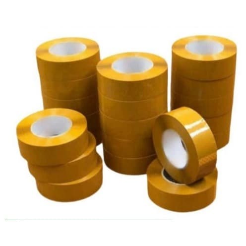 Kit 10 Fitas Adesivas Durex Larga 500m Marrom Grande Embalar Caixas e Encomendas