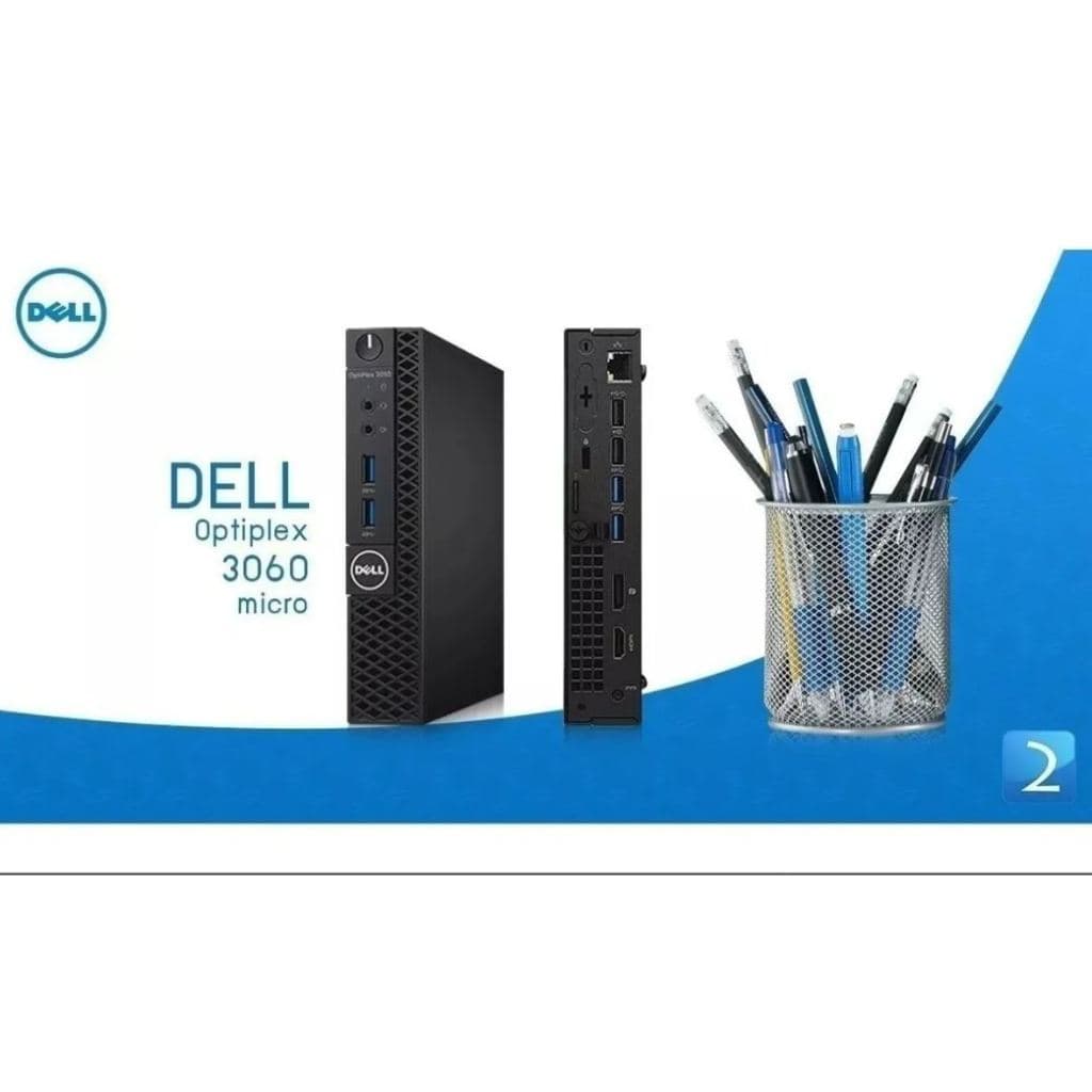 Mini Pc Dell Optiplex 3060 Core I3 8ª Ger, 8gb SSD 256gb Bivolt Com Wi-FI  e Garantia - Compativél com Win11