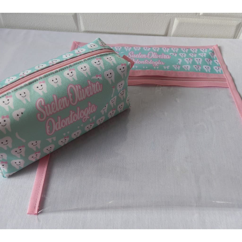 Porta Jaleco e Necessaire Odontologia Personalizado