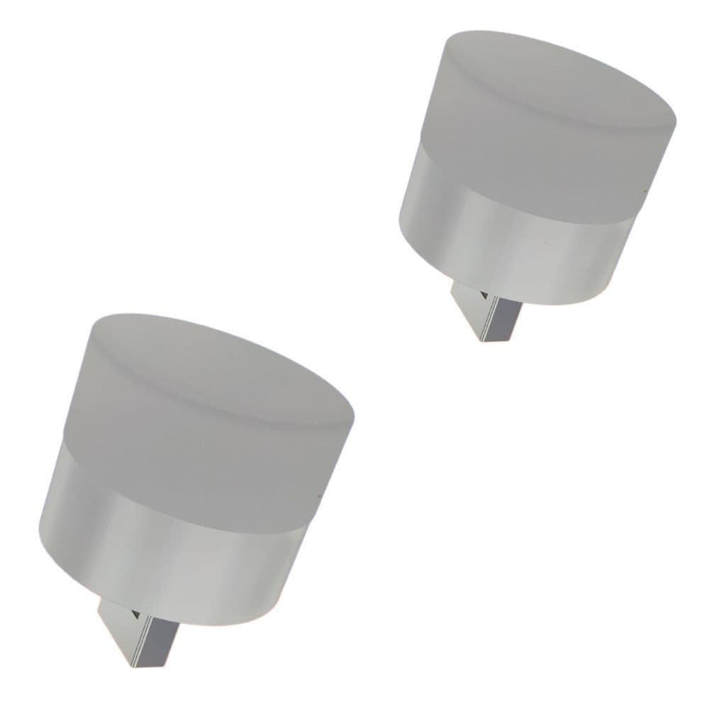 Kit 2 Mini Luminária Luz Lâmpada Led Abajur Usb Notebook Luz Ambiente Branco Quente e Branco Frio