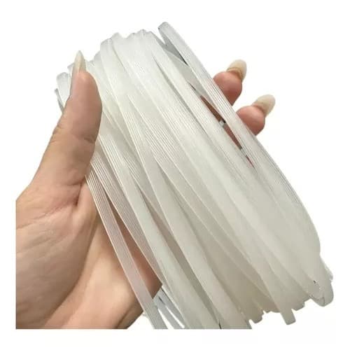 1 Rolo com 10 Metros de Barbatana 5mm Ou 7mm