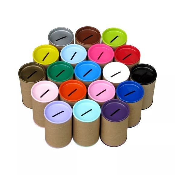 30 Cofrinhos Papelão 6x9cm p/ Personalizar – Cofres Lembrancinha Festa Infantil, Criar Adesivos