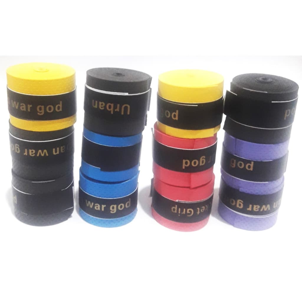 Overgrip Kit Com 12 Uni Para Raquetes De Tênis, Badminton Beach Tennis Cores Sortidas