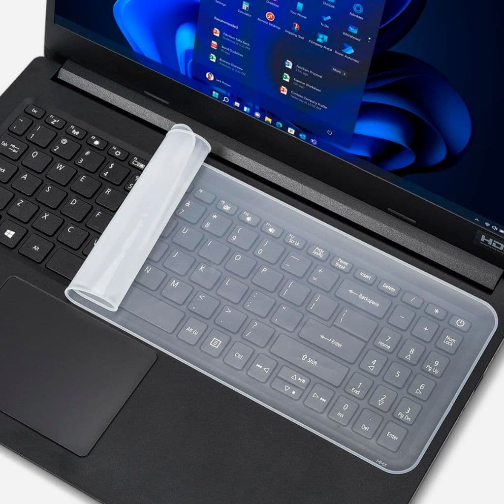 Película Proteção P/ Teclado de Notebook 12" 13" 14" 15" 16" 17" Laptop Macbook Capa em Silicone