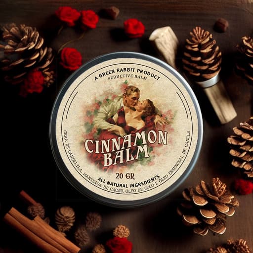 Lip Balm Hidratante Labial de Canela Natural Vegano