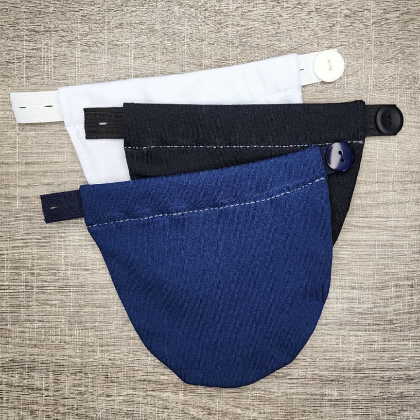 Kit com 3 Extensores de Calça Jeans, Grávida, Gestante, Gestação, Maternidade