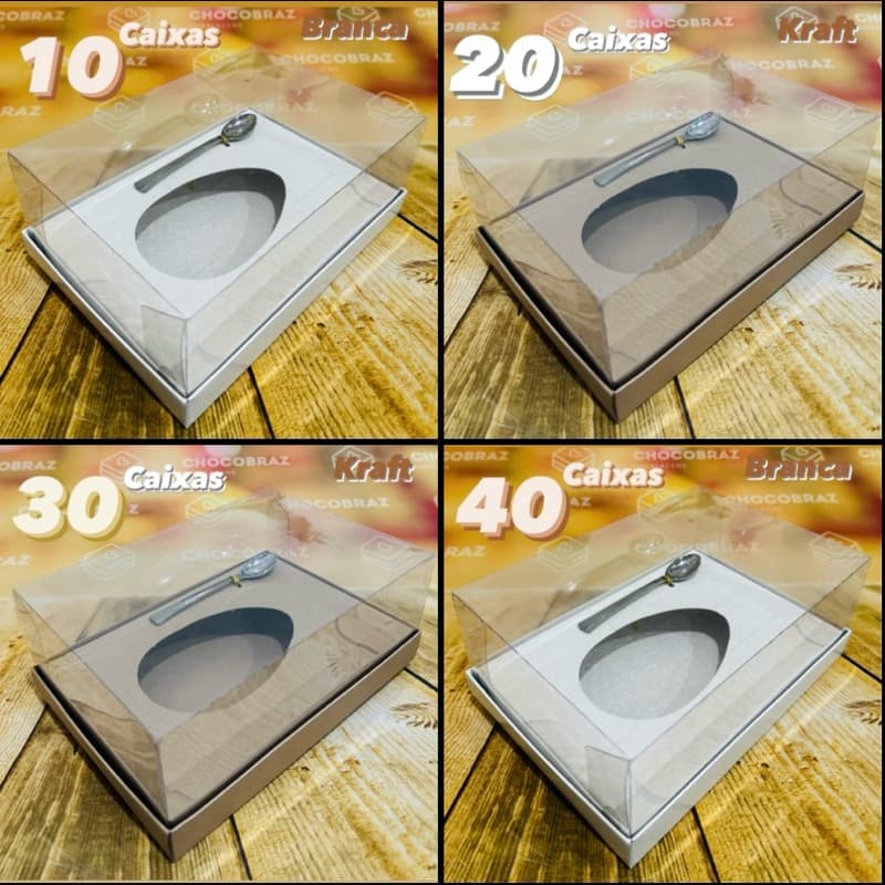 KIT CAIXAS PARA OVO DE PÁSCOA OVO 250/350/500g PÁSCOA 2026 off (DECORA) (CHOCO)