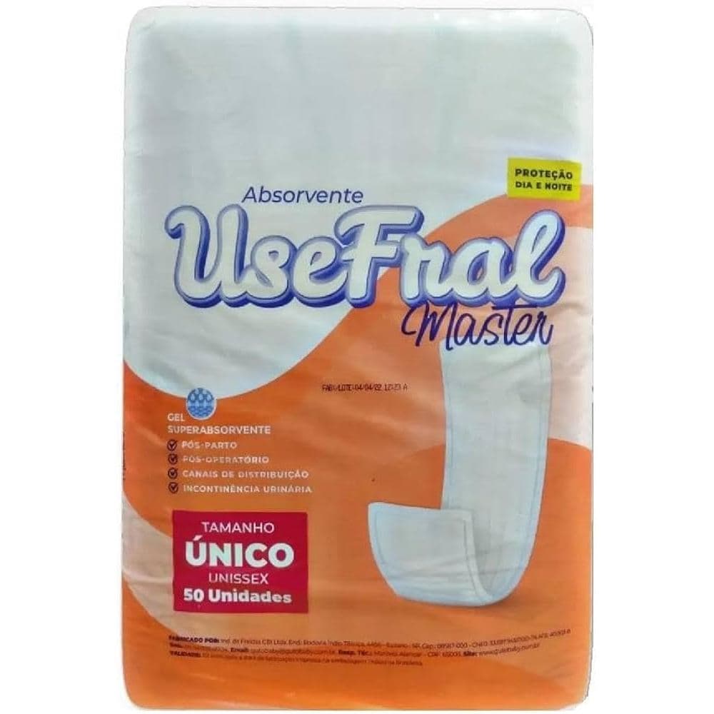Absorvente Geriatrico Usefral Master C/50 Unid
